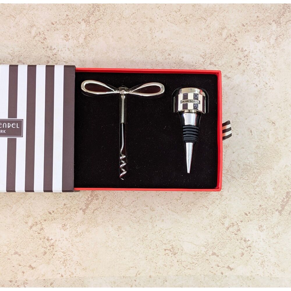 Henri Bendel Wine Tool Gift Set - New in Box
